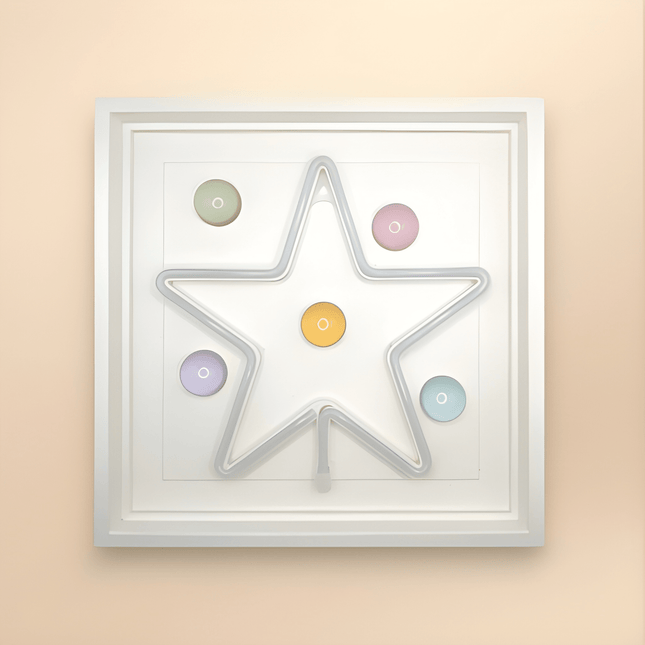 Star Neon Soft Işıklı Duvar Aksesuarı