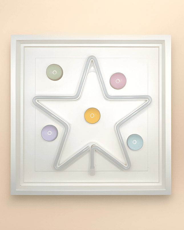 Star Neon Soft Işıklı Duvar Aksesuarı
