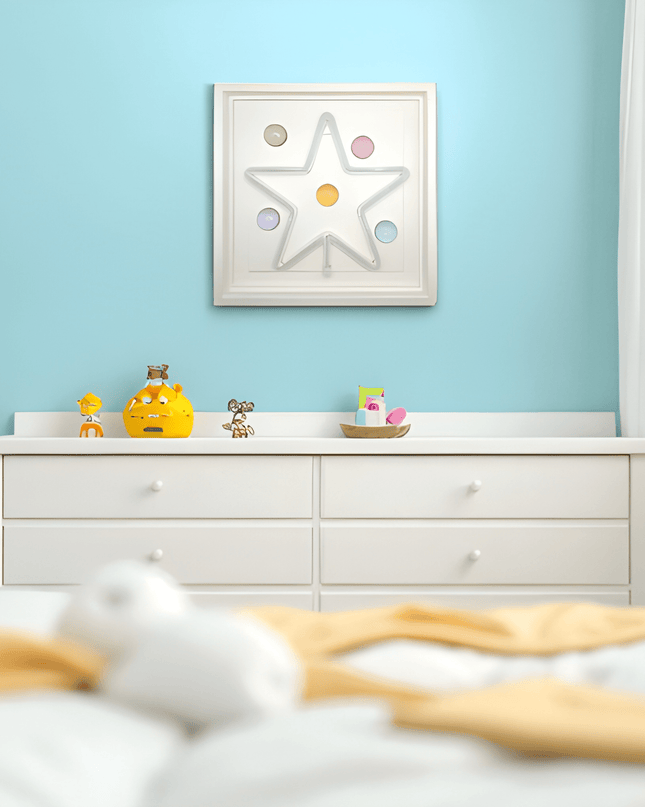 Star Neon Soft Işıklı Duvar Aksesuarı