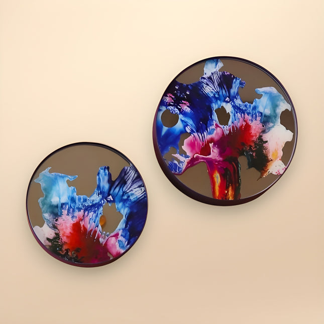 Stolimur Gala Blue 2'li Set Duvar Aksesuarı