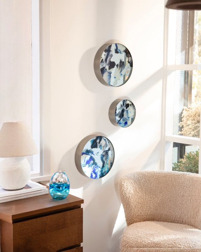 Stolimur Silver Marin 3’lü Set Duvar Aksesuarı