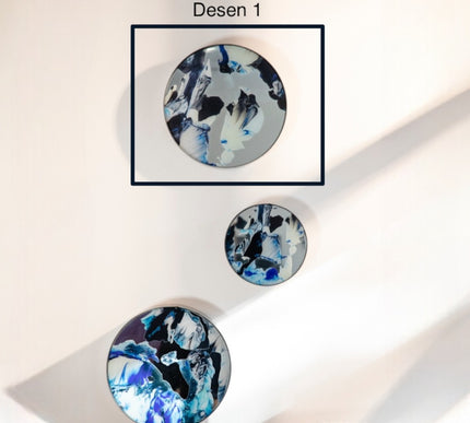 Stolimur Silver Marin 3’lü Set Duvar Aksesuarı