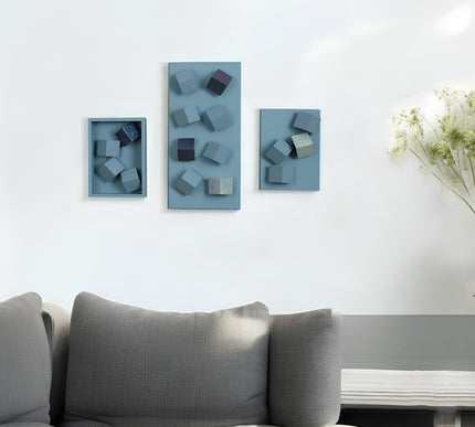 Triomio Blue Duvar Aksesuarı