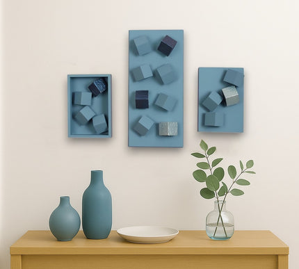Triomio Blue Duvar Aksesuarı