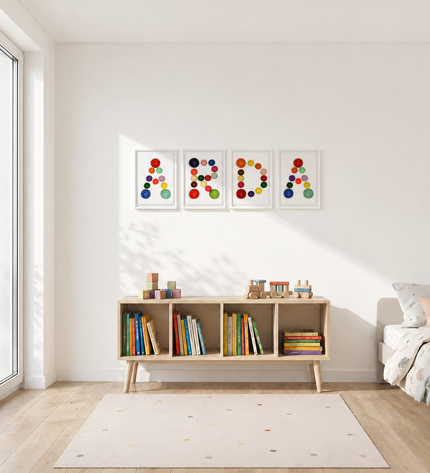 Wallnom Harf Duvar Tablosu - Bold