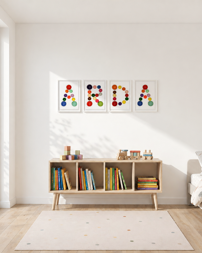 Wallnom Harf Duvar Tablosu - Bold