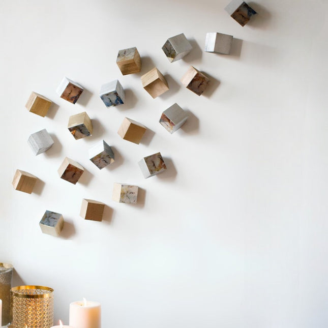 Wallicon Cross Silver/Gold 20'li Set Duvar Aksesuarı