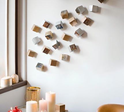 Wallicon Cross Silver/Gold 20'li Set Duvar Aksesuarı
