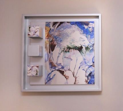 Wallicon Frame Blue 3'lü Set Duvar Aksesuarı