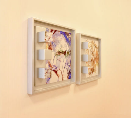 Wallicon Frame Yellow/Blue 2'li Set Duvar Aksesuarı