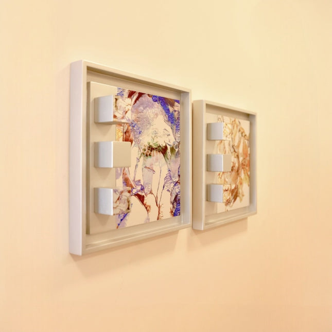 Wallicon Frame Yellow/Blue 2'li Set Duvar Aksesuarı