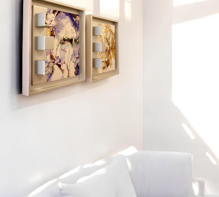 Wallicon Frame Yellow/Blue 2'li Set Duvar Aksesuarı