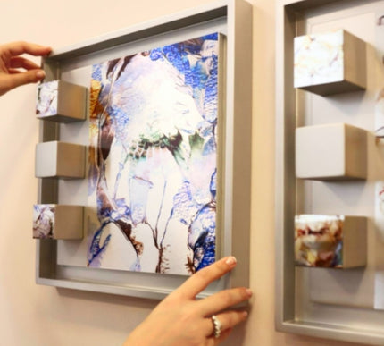 Wallicon Frame Yellow/Blue 2'li Set Duvar Aksesuarı