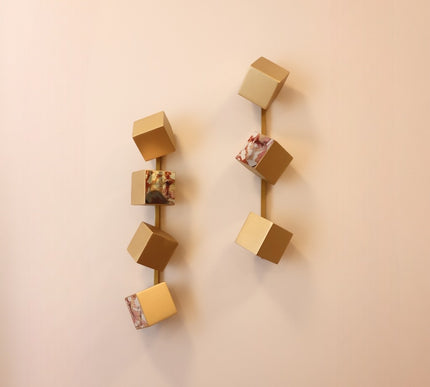 Wallicon Line Gold 2'li Set Duvar Aksesuarı