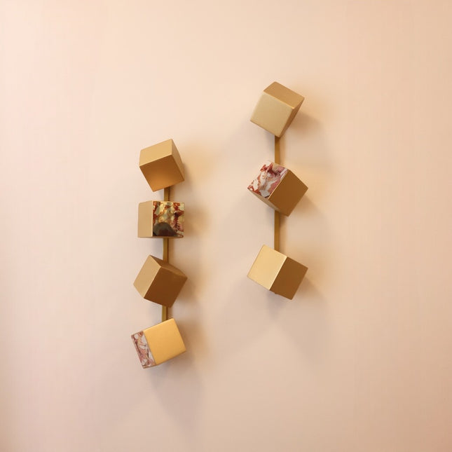 Wallicon Line Gold 2'li Set Duvar Aksesuarı