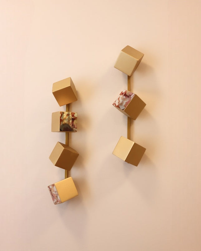 Wallicon Line Gold 2'li Set Duvar Aksesuarı