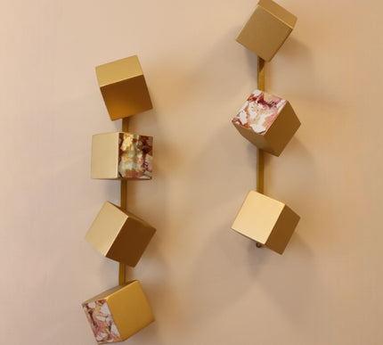 Wallicon Line Gold 2'li Set Duvar Aksesuarı