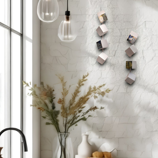 Wallicon Line Silver 2'li Set Duvar Aksesuarı