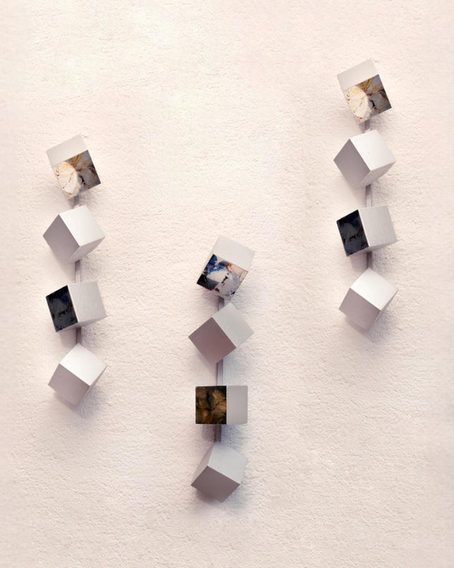 Wallicon Line Silver 3'lü Set Duvar Aksesuarı