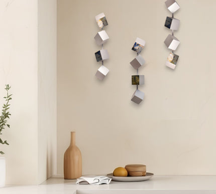 Wallicon Line Silver 3'lü Set Duvar Aksesuarı