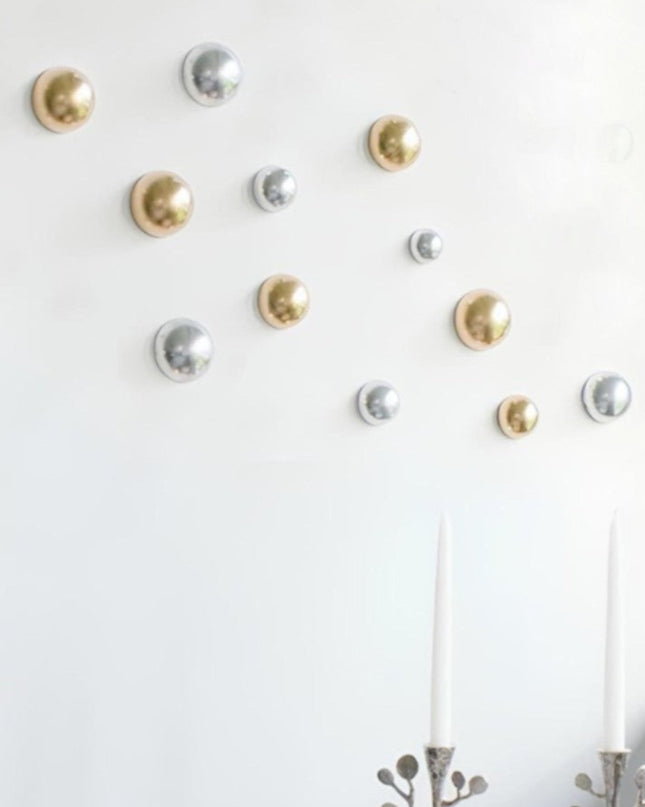 Wallipop Silver - Gold 12’li Set Duvar Aksesuarı