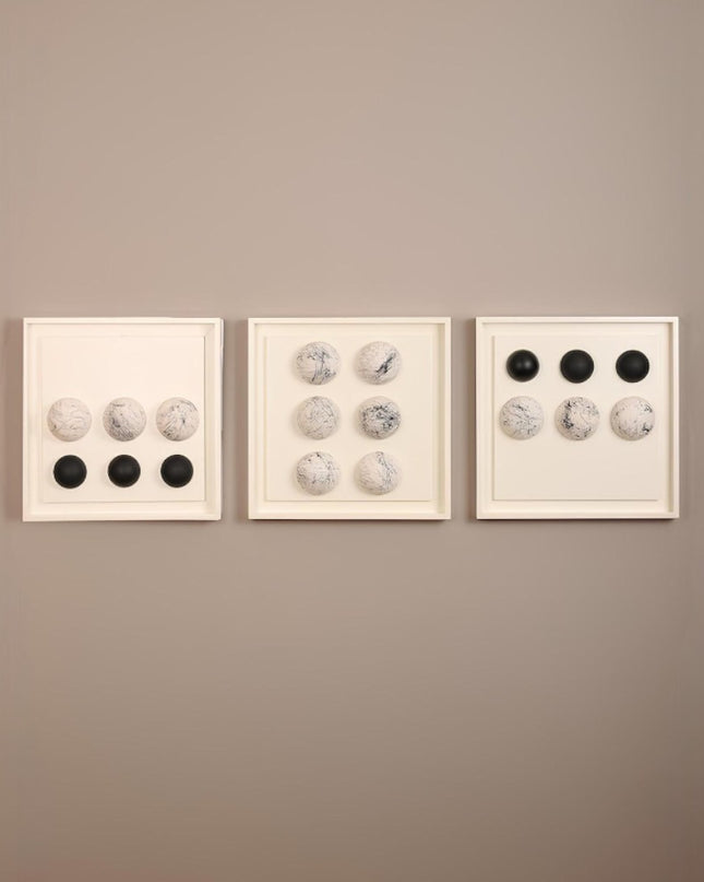 Wallstone Black Trio Duvar Aksesuarı
