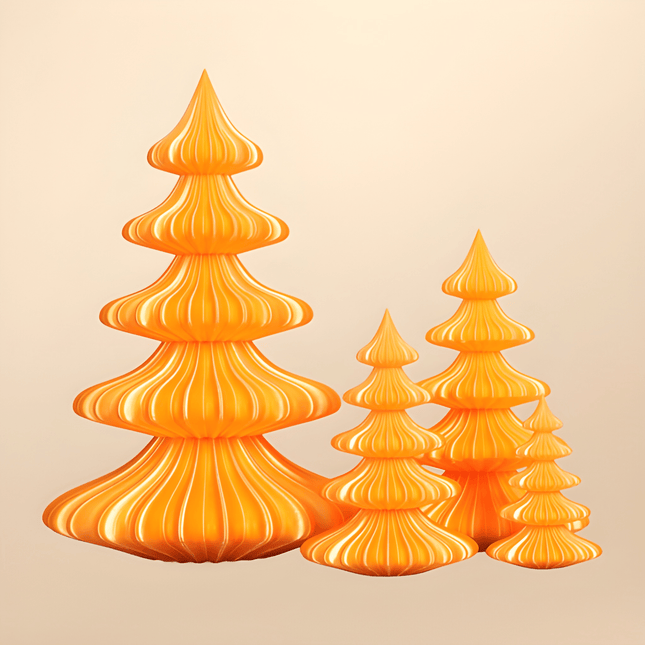 Yılbaşı Çamı Masa Dekoru - Aurora Series - Sarı