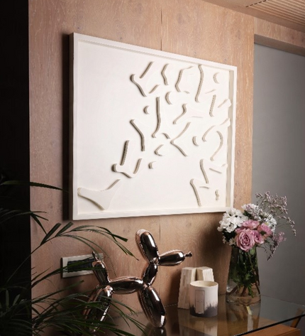 Amorf Duvar Tablosu | Kırık Beyaz Duvar Dekoru 60x90 cm / Amorf Duvar Tablosu, CNC kesim organik formları, kırık beyaz tonu ve üç boyutlu tasarımıyla yaşam alanlarına sanatsal derinlik ve zamansız bir zarafet kazandırır.