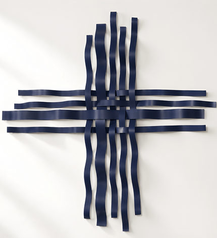 Bonmur Colors Duvar Dekoru – 110x110 cm Renkli Modern Metal Duvar Aksesuarı / Bonmur Colors Wall Decor – Large Colorful Modern Metal Wall Sculpture 110x110 cm