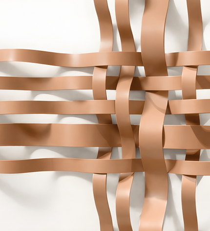 Bonmur Neutrals Duvar Dekoru – 110x110 cm Minimal Modern Metal Duvar Aksesuarı / Bonmur Neutrals Wall Decor – Large Minimal Modern Metal Wall Sculpture 110x110 cm