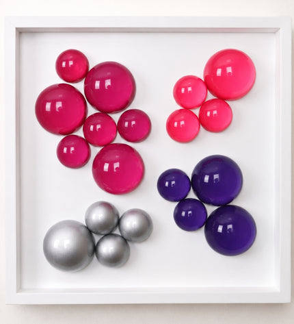 Lolliframe Metallic Duvar Dekoru 32x32 cm | Modern Metalik Duvar Tasarımı / Lolliframe Metallic Duvar Dekoru – 32x32 cm