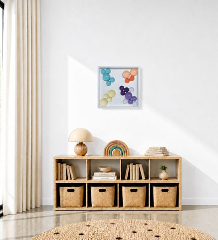 Lolliframe Soft Duvar Dekoru 32x32 cm | Pastel ve Nötr Duvar Tasarımı / Lolliframe Soft Duvar Dekoru – 32x32 cm