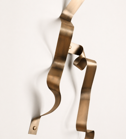 Melanj Antique Duvar Dekoru – 2’li Eskitme Metal Duvar Aksesuarı / Melanj Antique Wall Decor – Set of 2 Aged Metal Wall Sculpture