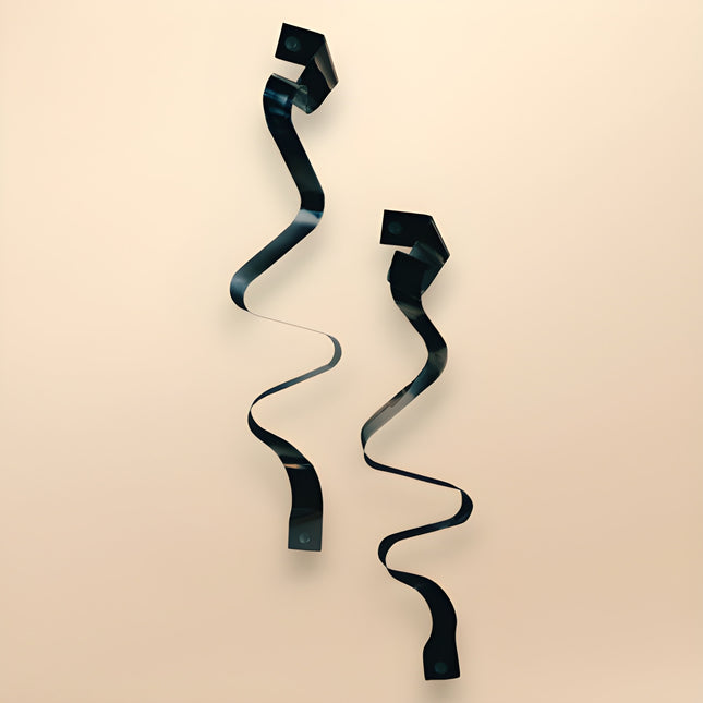 Melanj Black 2'li Set Duvar Aksesuarı