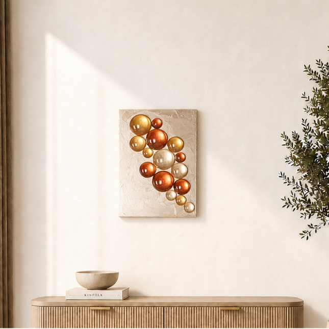 Wallibex Poplights Amber Duvar Dekoru / Wallibex Poplights Amber Duvar Dekoru | Modern 3 Boyutlu Duvar Aksesuarı