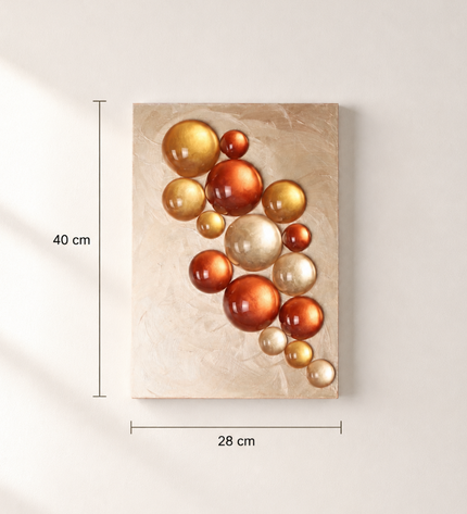 Wallibex Poplights Amber Duvar Dekoru / Wallibex Poplights Amber Duvar Dekoru | Modern 3 Boyutlu Duvar Aksesuarı