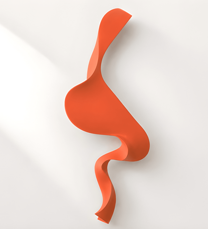 S Wave Duvar Dekoru – El İşçiligi 3D Modern Duvar Aksesuarı / S Wave Wall Decor – Handmade 3D Modern Wall Sculpture