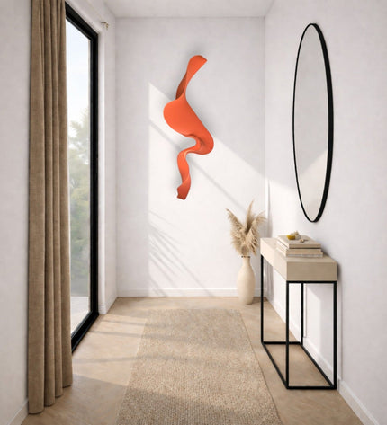 S Wave Duvar Dekoru – El İşçiligi 3D Modern Duvar Aksesuarı / S Wave Wall Decor – Handmade 3D Modern Wall Sculpture
