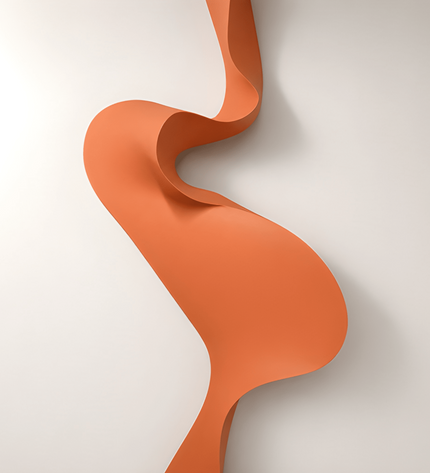 S Wave Duvar Dekoru – El İşçiligi 3D Modern Duvar Aksesuarı / S Wave Wall Decor – Handmade 3D Modern Wall Sculpture