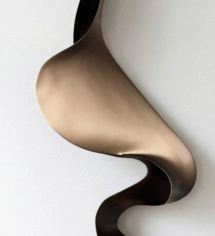 S Wave Duvar Dekoru – El İşçiligi 3D Modern Duvar Aksesuarı / S Wave Wall Decor – Handmade 3D Modern Wall Sculpture