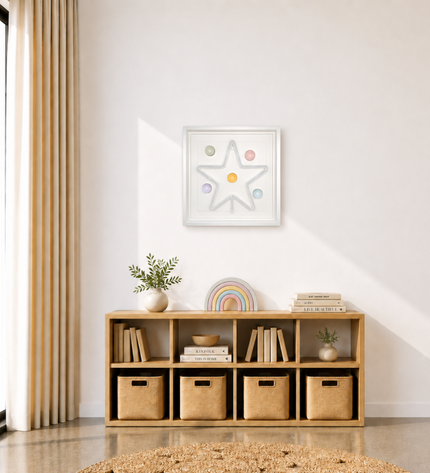 Star Soft Işıklı Duvar Dekoru | LED & USB Duvar Aksesuarı / Star Soft Işıklı Duvar Dekoru