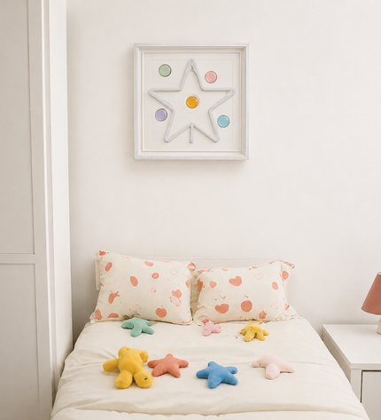 Star Soft Işıklı Duvar Dekoru | LED & USB Duvar Aksesuarı / Star Soft Işıklı Duvar Dekoru