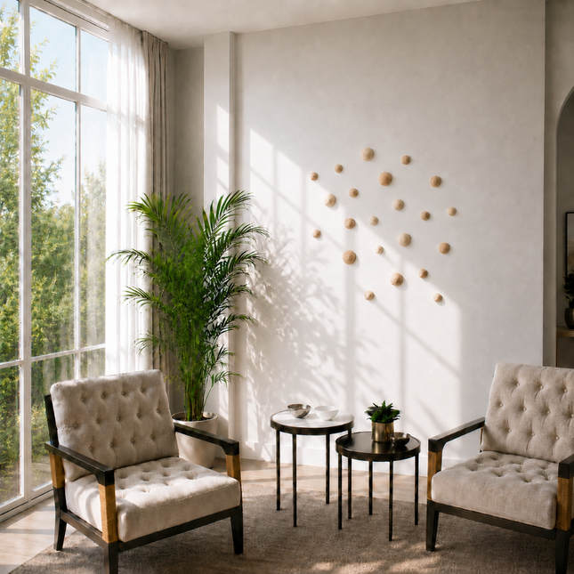 Wallcream Duvar Dekoru – 18’li El Yapımı Epoksi Set / El yapımı 18’li Wallcream duvar dekoru; kremsi tonları ve özgün dokusuyla modern, sıcak ve kişisel duvar kompozisyonları sunar.