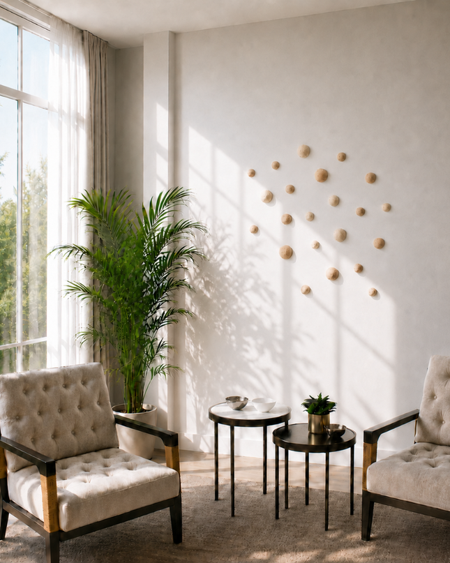 Wallcream Duvar Dekoru – 18’li El Yapımı Epoksi Set / El yapımı 18’li Wallcream duvar dekoru; kremsi tonları ve özgün dokusuyla modern, sıcak ve kişisel duvar kompozisyonları sunar.
