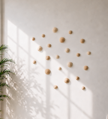 Wallcream Duvar Dekoru – 18’li El Yapımı Epoksi Set / El yapımı 18’li Wallcream duvar dekoru; kremsi tonları ve özgün dokusuyla modern, sıcak ve kişisel duvar kompozisyonları sunar.