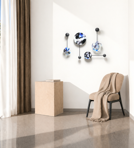 Walleye Bosphorus Duvar Dekoru – Modern Sanatsal Duvar Aksesuarı / Walleye Bosphorus Wall Decor – Modern Artistic Wall Sculpture