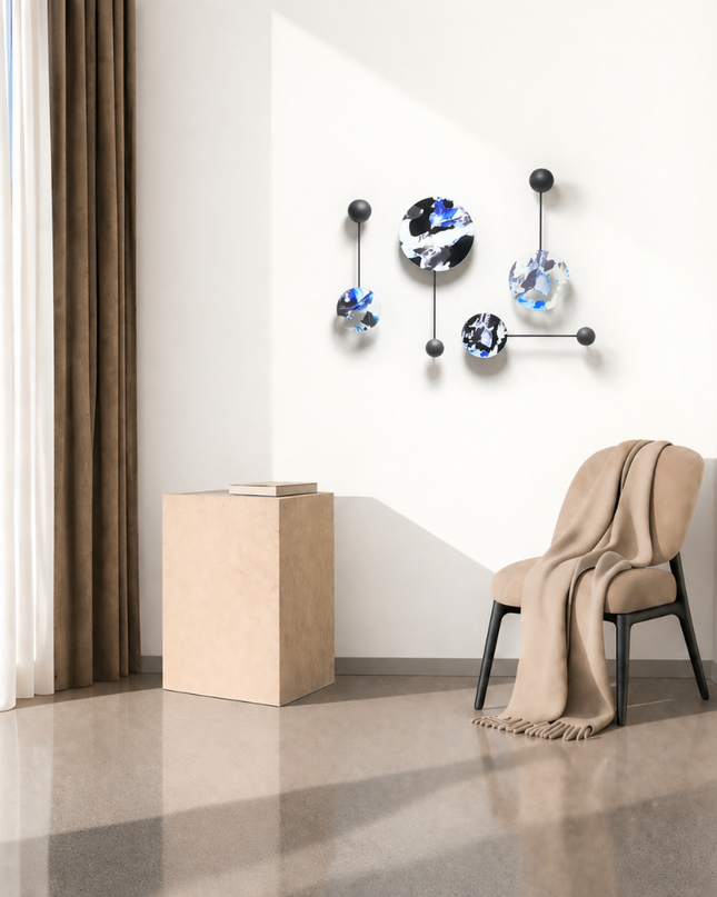 Walleye Bosphorus Duvar Dekoru – Modern Sanatsal Duvar Aksesuarı / Walleye Bosphorus Wall Decor – Modern Artistic Wall Sculpture