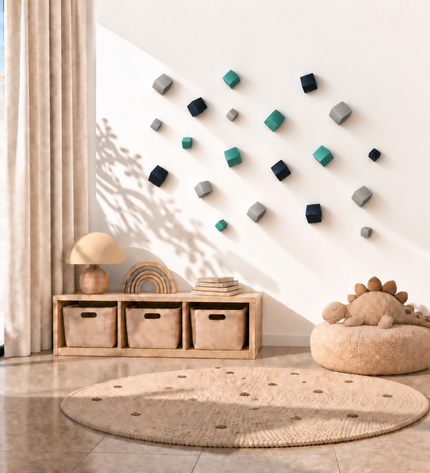 Wallicon Cross Colors | Modüler 3D Ahşap Duvar Dekoru – WALLIBEX / Wallicon Cross Colors, 21 parçalı modüler ahşap duvar dekoru. İki farklı renk seçeneği ve dinamik 3D formlarıyla yaşam alanlarına modern bir dokunuş katar.