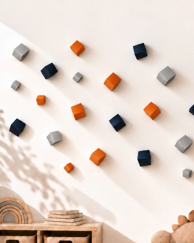 Wallicon Cross Colors | Modüler 3D Ahşap Duvar Dekoru – WALLIBEX / Wallicon Cross Colors, 21 parçalı modüler ahşap duvar dekoru. İki farklı renk seçeneği ve dinamik 3D formlarıyla yaşam alanlarına modern bir dokunuş katar.