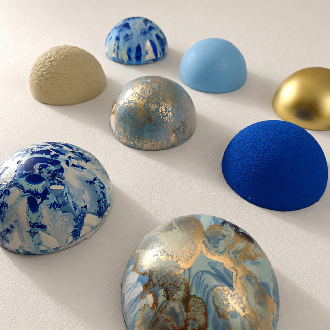 Wallipop Aegean Gold Duvar Dekoru | Wallibex / Tek ve eşsiz Aegean Gold; alçı ve epoksi üzerine el boyaması, 9 parçalı ve yerleşim şablonlu duvar dekoru.